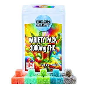 Moondust 3000mg THC Gummies - Variety Pack